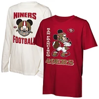 Youth San Francisco 49ers Quarterback Mickey T-Shirt Combo Pack