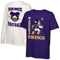 Youth Minnesota Vikings Quarterback Mickey T-Shirt Combo Pack