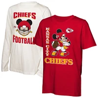 Youth Kansas City Chiefs Quarterback Mickey T-Shirt Combo Pack