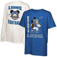 Youth Detroit Lions Quarterback Mickey T-Shirt Combo Pack