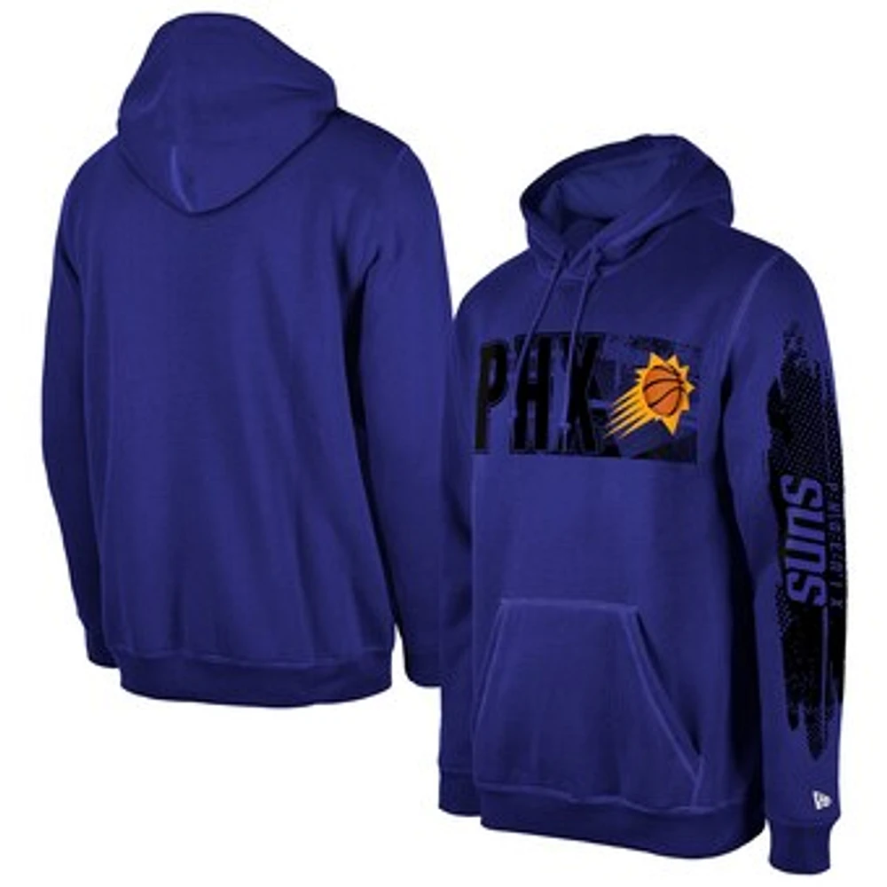 Men's New Era Phoenix Suns Purple Tip-Off Collection Pullover Hoodie