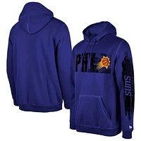 Men's New Era Phoenix Suns Purple Tip-Off Collection Pullover Hoodie