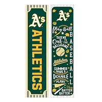 Athletics 47" Double-Sided Spring Seasonal Porch Leaner Sign