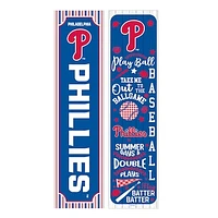 Philadelphia Phillies 47" Double-Sided Spring Seasonal Porch Leaner Sign