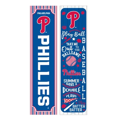 Philadelphia Phillies 47" Double-Sided Spring Seasonal Porch Leaner Sign