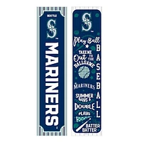 Seattle Mariners 47" Double-Sided Spring Seasonal Porch Leaner Sign