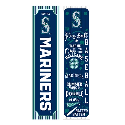 Seattle Mariners 47" Double-Sided Spring Seasonal Porch Leaner Sign