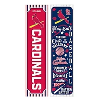 St. Louis Cardinals 47" Double-Sided Spring Seasonal Porch Leaner Sign