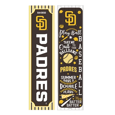San Diego Padres 47" Double-Sided Spring Seasonal Porch Leaner Sign