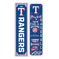 Texas Rangers 47" Double-Sided Spring Seasonal Porch Leaner Sign