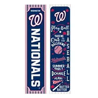 Washington Nationals 47" Double-Sided Spring Seasonal Porch Leaner Sign