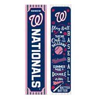 Washington Nationals 47" Double-Sided Spring Seasonal Porch Leaner Sign