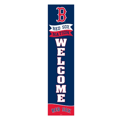 Boston Red Sox 47" Fan Chant Porch Leaner Welcome Wall Sign