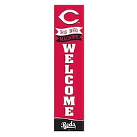 Cincinnati Reds 47" Fan Chant Porch Leaner Welcome Wall Sign