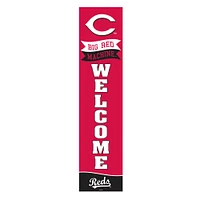 Cincinnati Reds 47" Fan Chant Porch Leaner Welcome Wall Sign