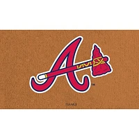 Atlanta Braves 28" x 16" Primary Logo Coir Mat