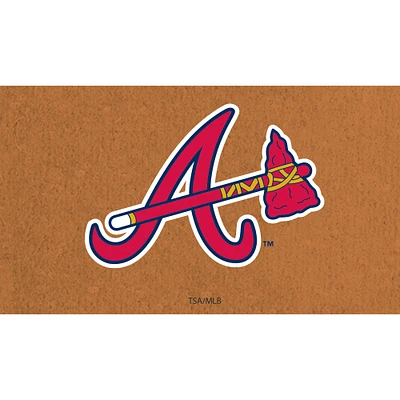 Atlanta Braves 28" x 16" Primary Logo Coir Mat