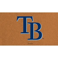 Tampa Bay Rays 28" x 16" Primary Logo Coir Mat