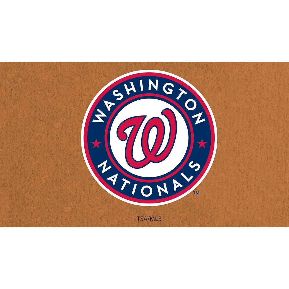 Washington Nationals 28" x 16" Primary Logo Coir Mat
