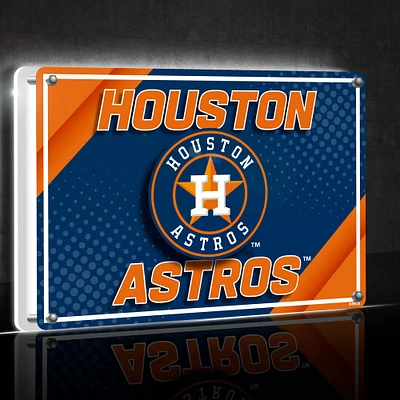 Houston Astros LED Rectangle Tabletop Sign