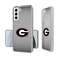 Georgia Bulldogs Linen Logo Galaxy Clear Case