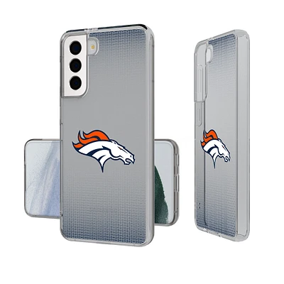 Denver Broncos Linen Logo Galaxy Clear Case