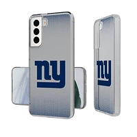 New York Giants Linen Logo Galaxy Clear Case