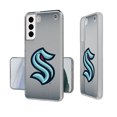 Seattle Kraken Linen Logo Galaxy Clear Case