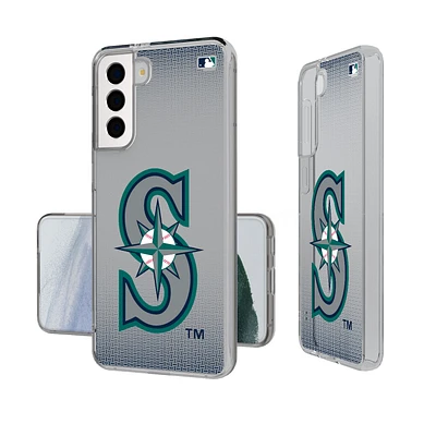 Seattle Mariners Linen Logo Galaxy Clear Case