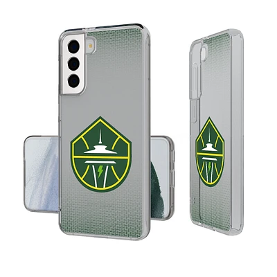 Seattle Storm Linen Logo Galaxy Clear Case