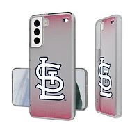 St. Louis Cardinals Linen Logo Galaxy Clear Case