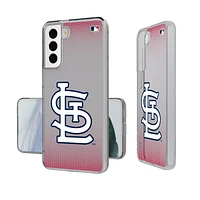 St. Louis Cardinals Linen Logo Galaxy Clear Case