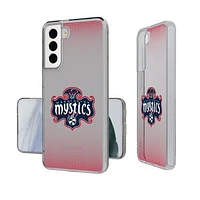 Washington Mystics Linen Logo Galaxy Clear Case