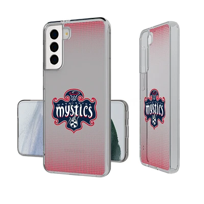 Washington Mystics Linen Logo Galaxy Clear Case