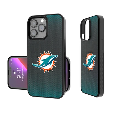 Miami Dolphins Linen Logo iPhone Bump Case