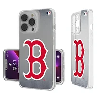 Boston Red Sox Linen Logo iPhone Clear Case