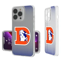 Denver Broncos Linen Logo iPhone Clear Case