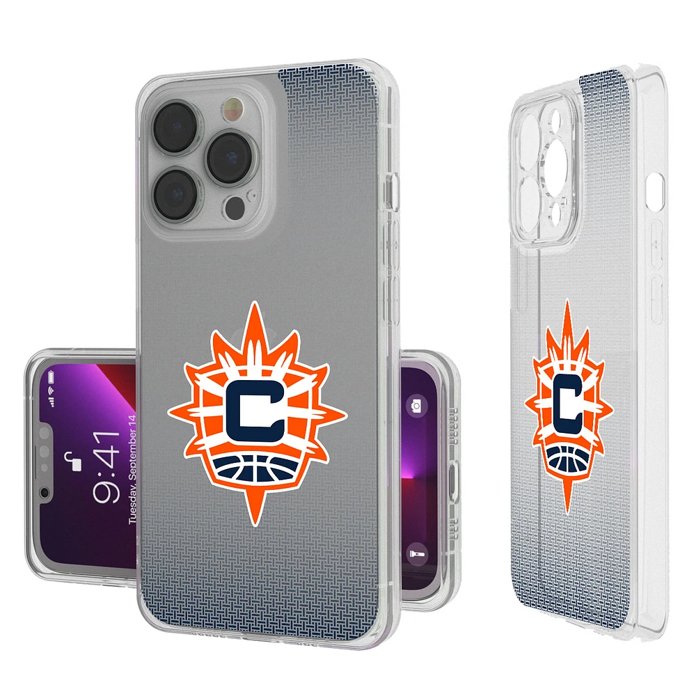 Connecticut Sun Linen Logo iPhone Clear Case