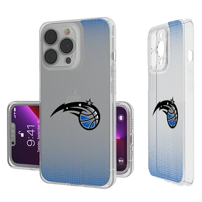 Orlando Magic Linen Logo iPhone Clear Case