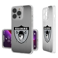 Oakland Raiders Linen Logo iPhone Clear Case