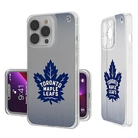 Toronto Maple Leafs Linen Logo iPhone Clear Case