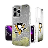 Pittsburgh Penguins Linen Logo iPhone Glitter Case