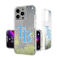 Tampa Bay Rays Linen Logo iPhone Glitter Case