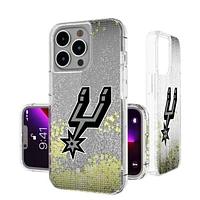 San Antonio Spurs Linen Logo iPhone Glitter Case