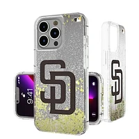 San Diego Padres Linen Logo iPhone Glitter Case