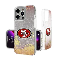 San Francisco 49ers Linen Logo iPhone Glitter Case