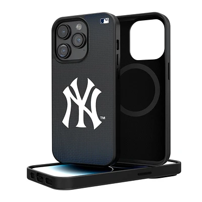 New York Yankees Linen Logo iPhone Magnetic Bump Case