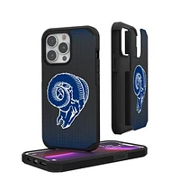 Los Angeles Rams Linen Logo iPhone Rugged Case