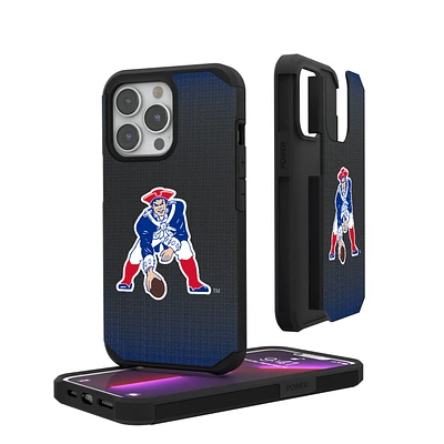 New England Patriots Linen Logo iPhone Rugged Case