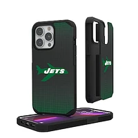 New York Jets Linen Logo iPhone Rugged Case